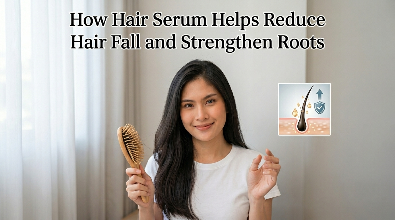 How Hair Serum Helps Reduce Hair Fall and Strengthen Roots