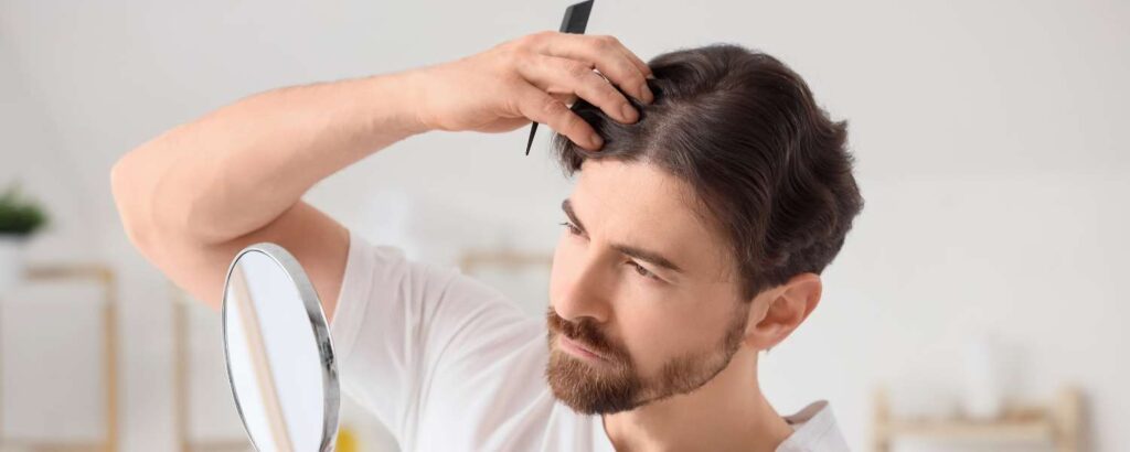 Hair transplant progress showing month by month hair growth changes over time